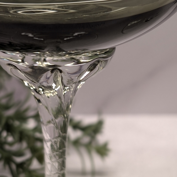 Sasaki Vintage Champagne Glasses, Coronation Smoke, Set of 2 - Picture 4 of 7